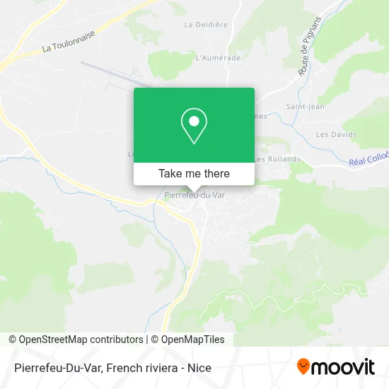 Pierrefeu-Du-Var map