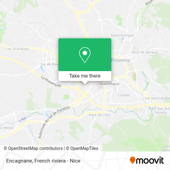 Encagnane map