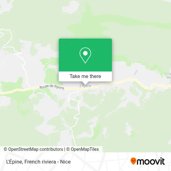L'Épine map