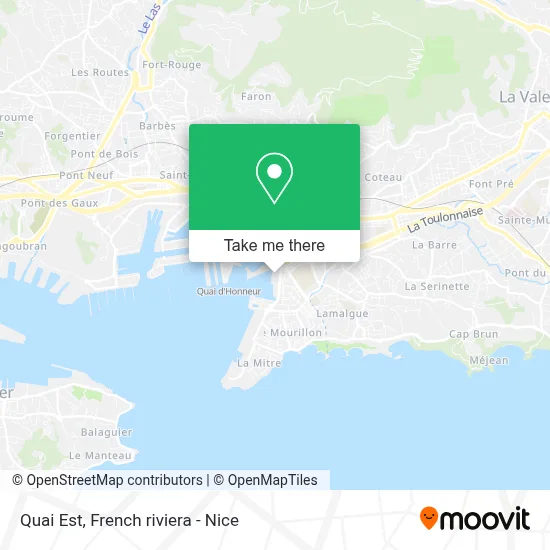 Quai Est map