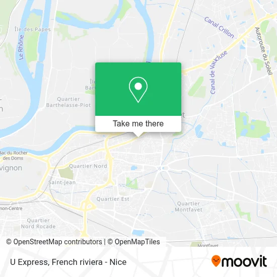 U Express map