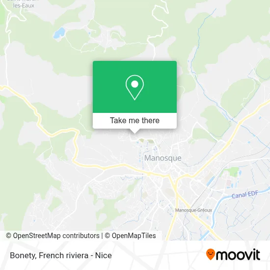 Bonety map