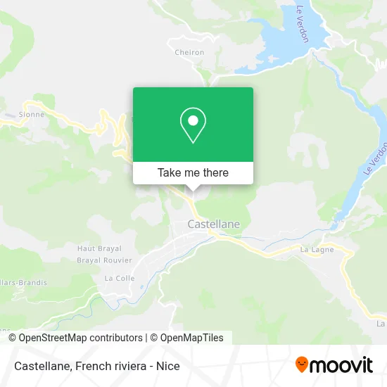 Castellane map