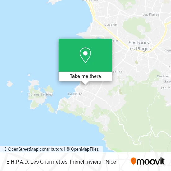 E.H.P.A.D. Les Charmettes map
