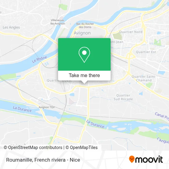 Roumanille map