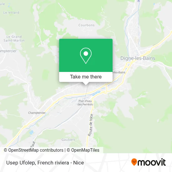 Usep Ufolep map