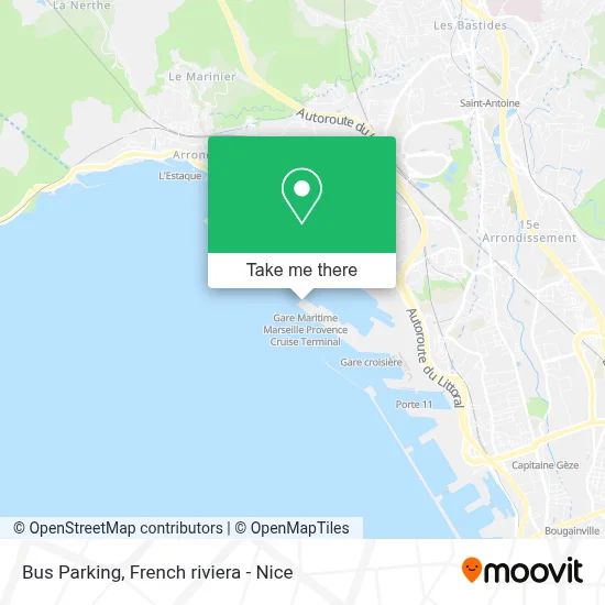 Bus Parking map