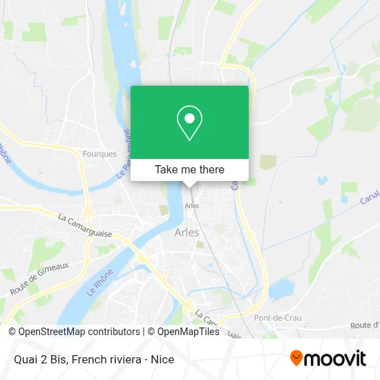 Quai 2 Bis map