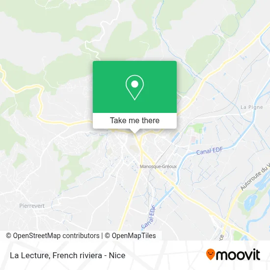 La Lecture map