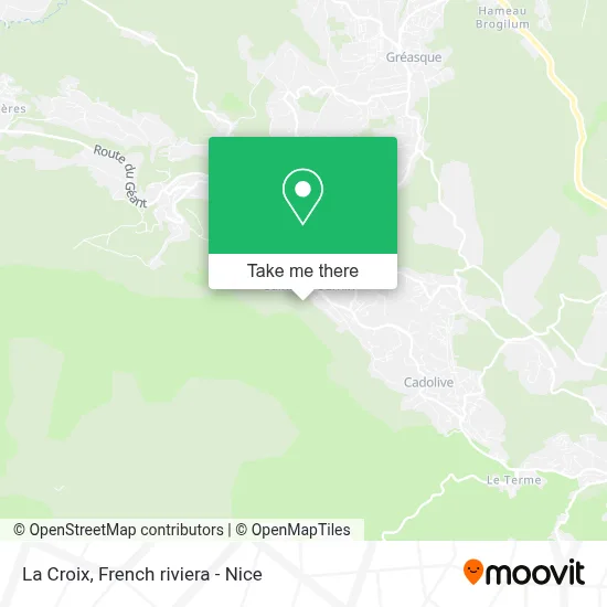 La Croix map