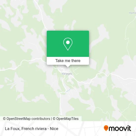 La Foux map