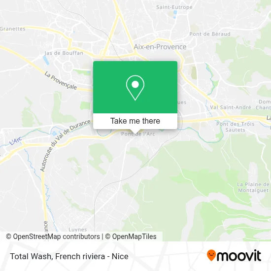 Total Wash map