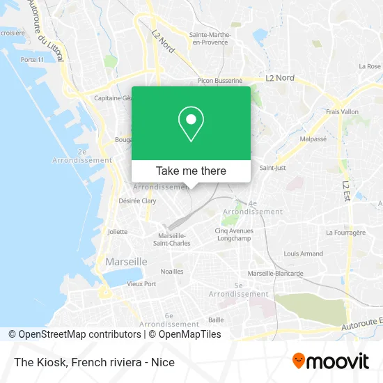 Le Kiosque map
