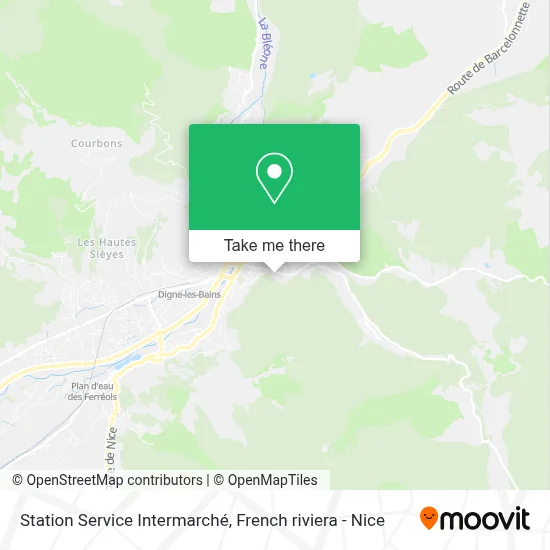 Station Service Intermarché map