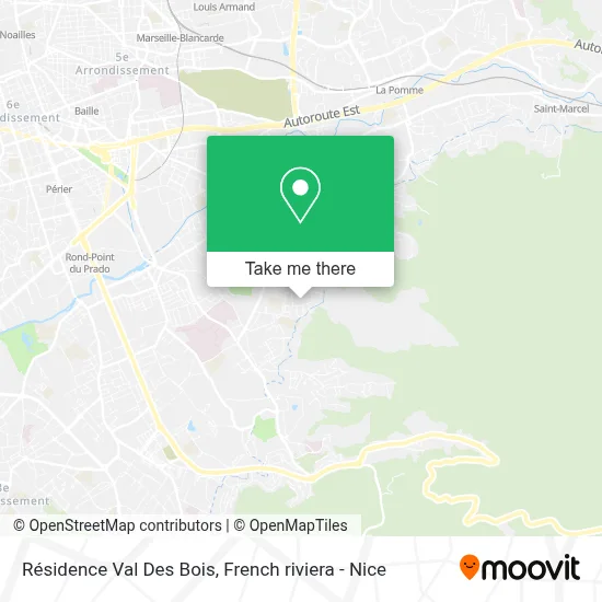 Résidence Val Des Bois map