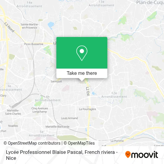 Lycée Professionnel Blaise Pascal map