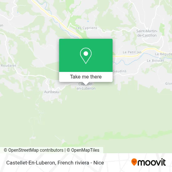 Castellet-En-Luberon map