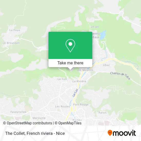 Le Collet map