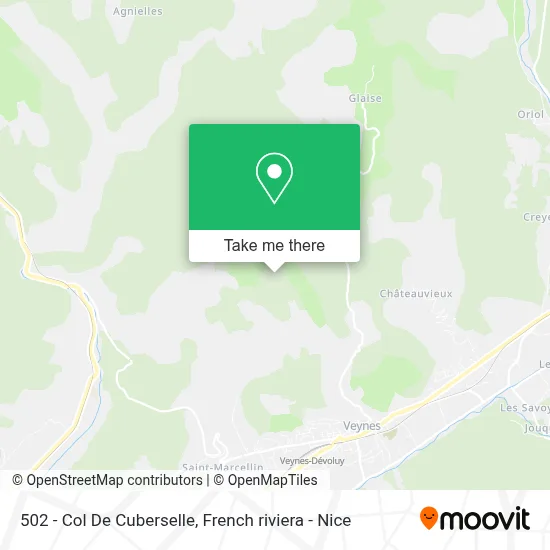 502 - Col De Cuberselle map
