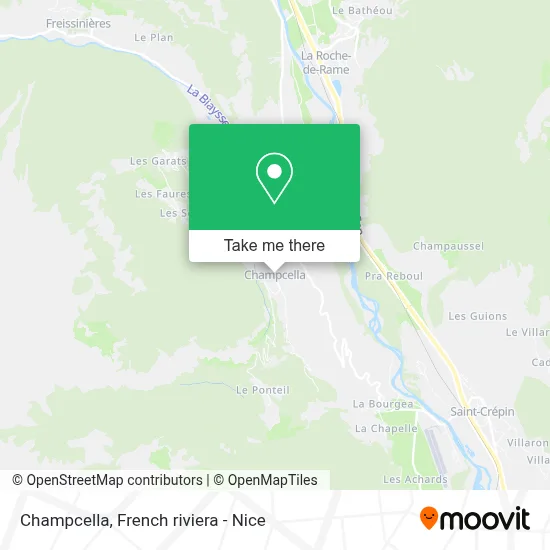Champcella map