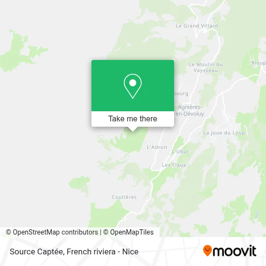 Source Captée map