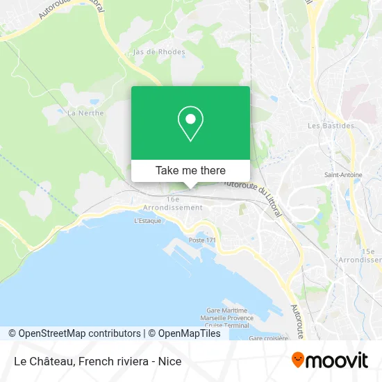 Le Château map
