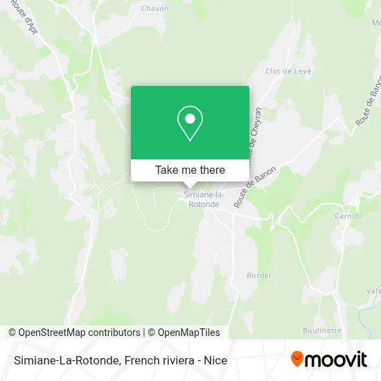 Simiane-La-Rotonde map