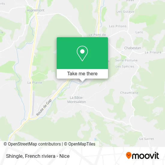 Mapa Shingle