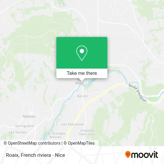 Mapa Roaix