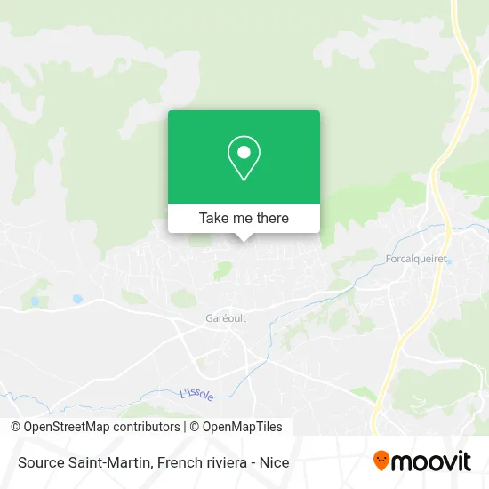 Source Saint-Martin map