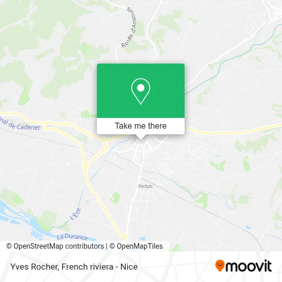 Yves Rocher map