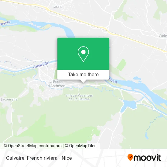 Calvaire map