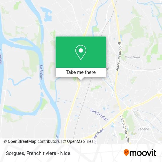 Sorgues map