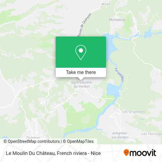 Le Moulin Du Château map