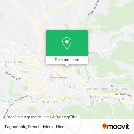 Façonnable map