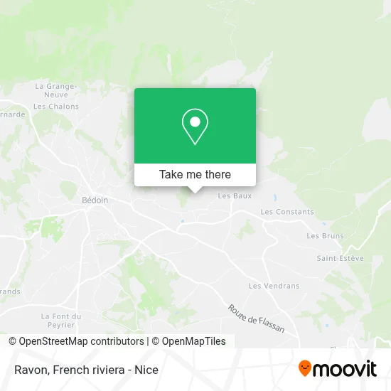 Mapa Ravon