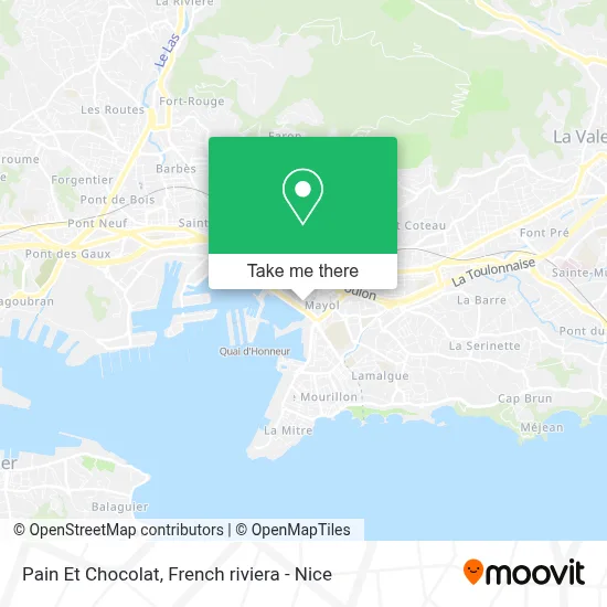 Pain Et Chocolat map