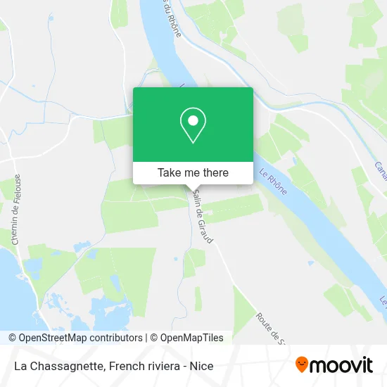 Mapa La Chassagnette
