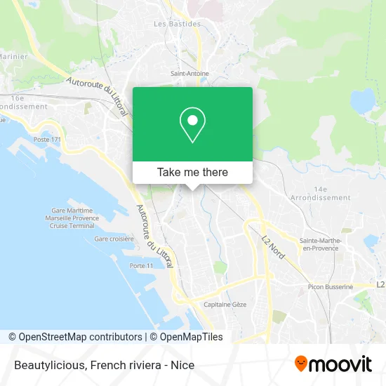 Beautylicious map