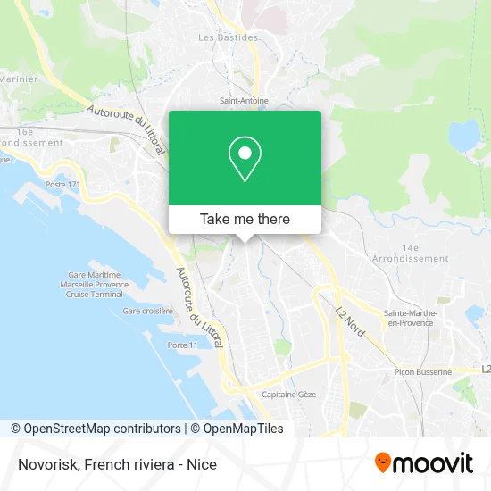 Novorisk map