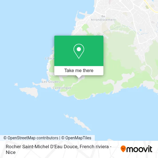 Rocher Saint-Michel D'Eau Douce map