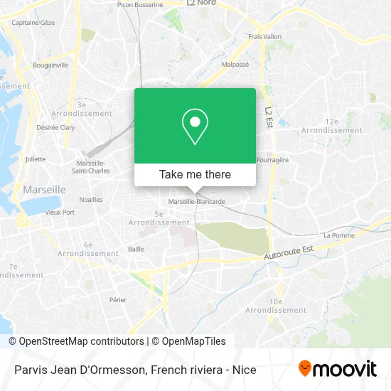 Parvis Jean D'Ormesson map