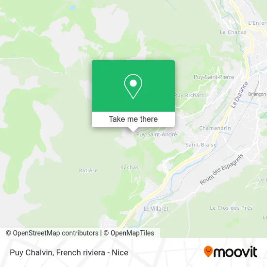 Puy Chalvin map