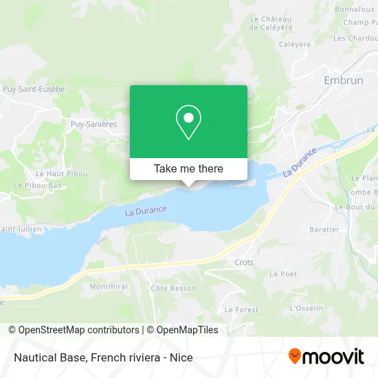 Base Nautique map