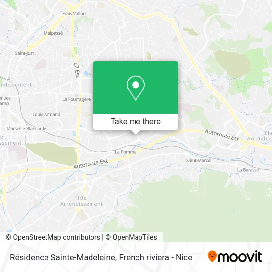 Résidence Sainte-Madeleine map