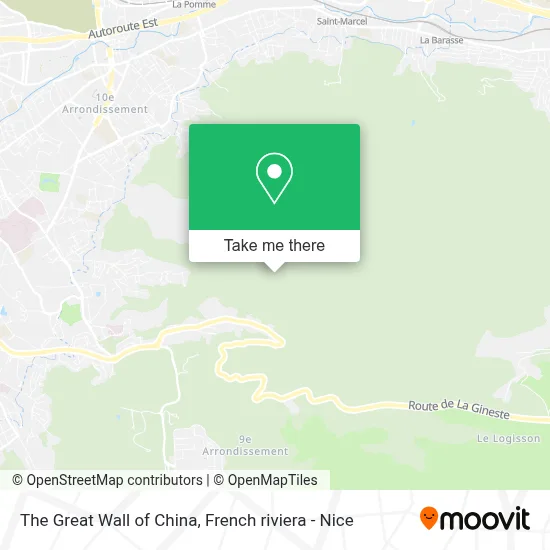 La Muraille De Chine map