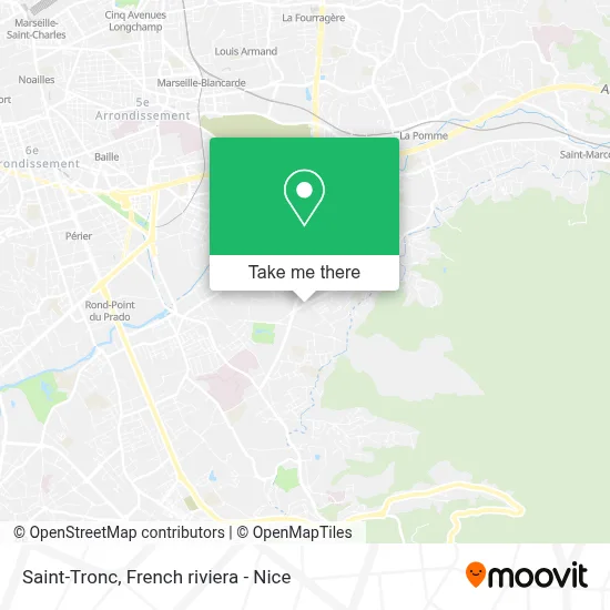 Saint-Tronc map