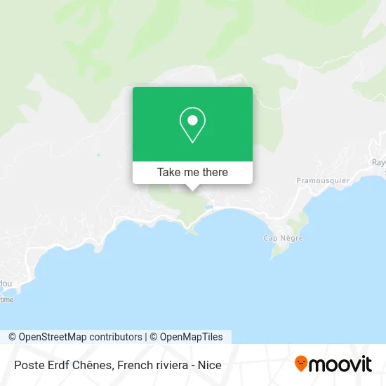 Poste Erdf Chênes map