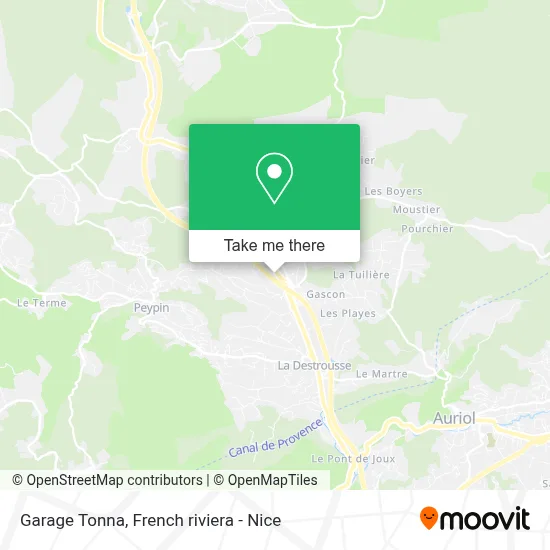 Garage Tonna map