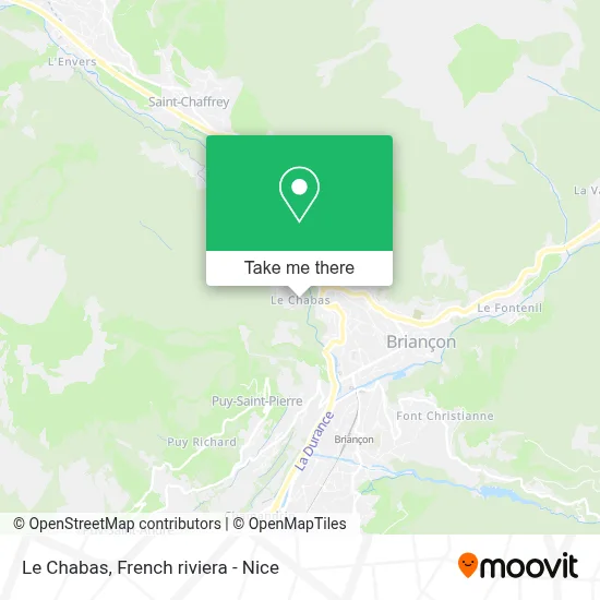 Mapa Le Chabas